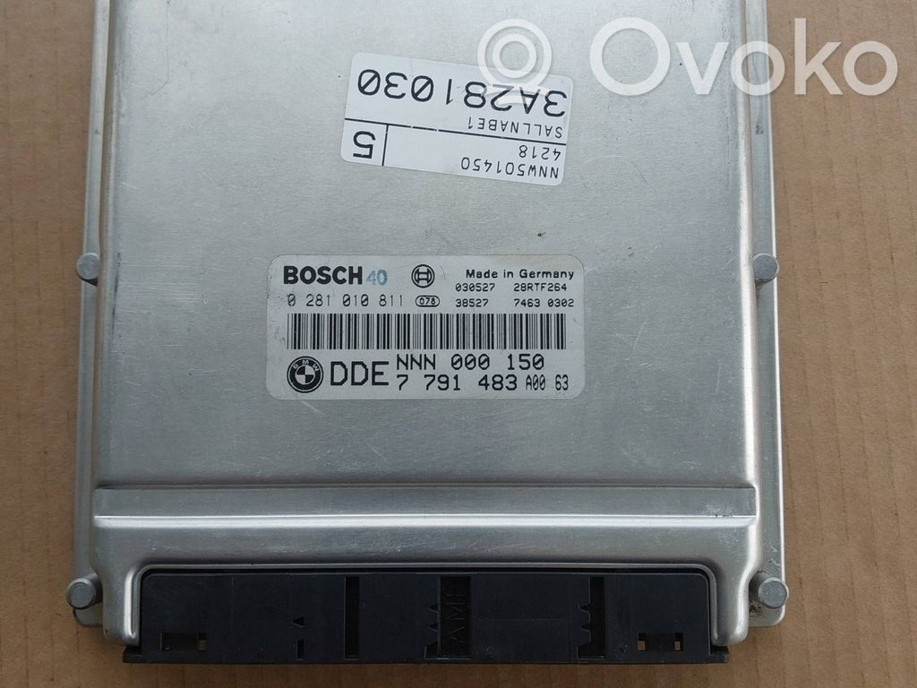 Engine control unit/module   7791483,028101P811