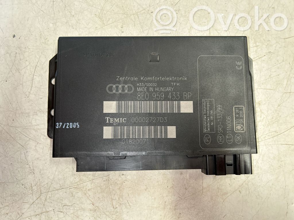 Audi A4 S4 B7 8E 8H Module confort 