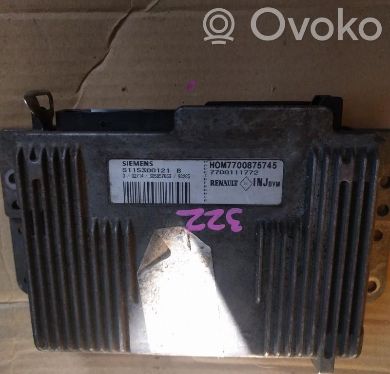 Engine control unit/module ECU   HOM7700875745