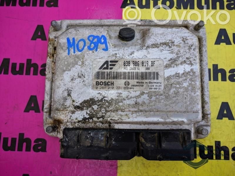 Engine control unit/module ECU   0281010221,038906019BF,11200458,28SA4559,YM2112AGKA