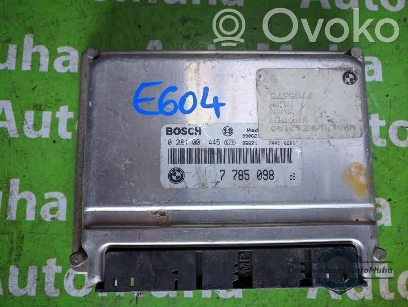 BMW 3 E46 Komputer / Sterownik ECU silnika 