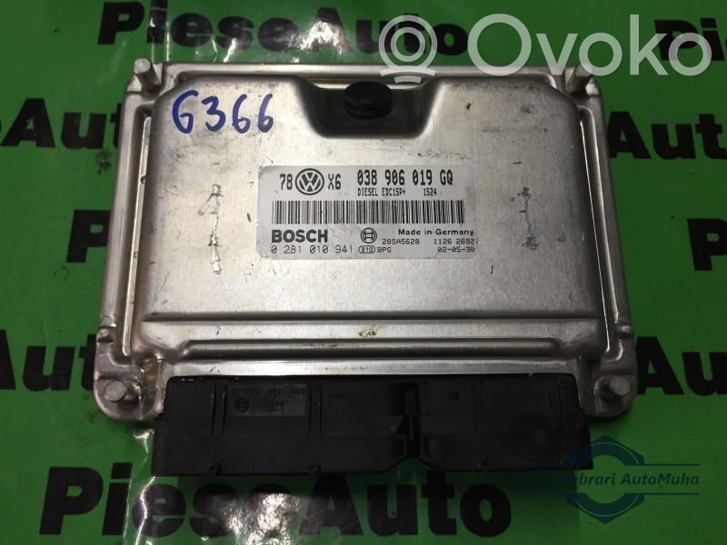Engine control unit/module ECU   0281010941,038906019GQ,78X6