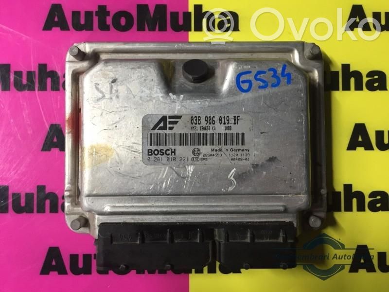 Engine control unit/module ECU   0281010221,038906019BF,11201139,28SA4559,YM2112AGKA