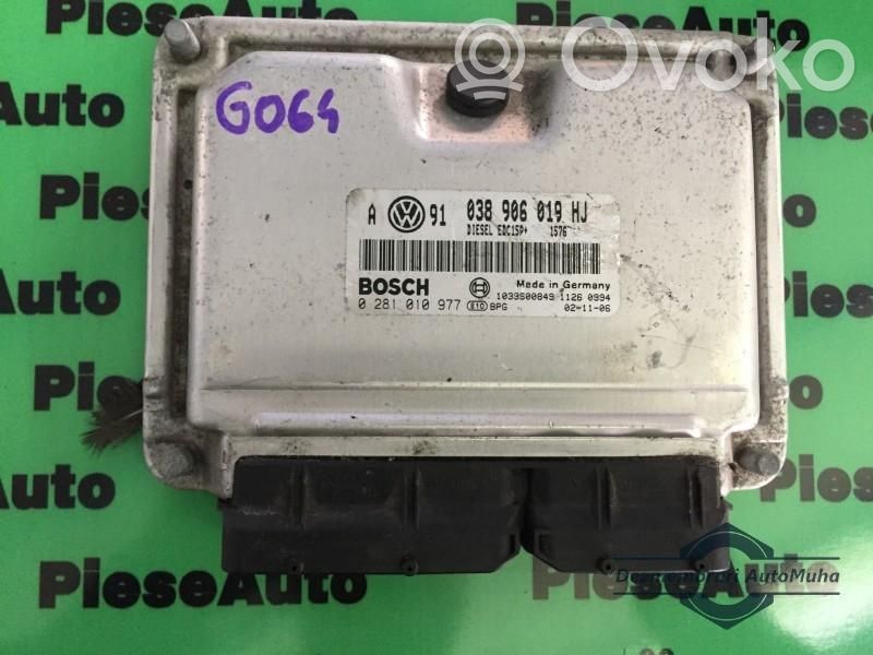 Engine control unit/module ECU   0281010977,038906019HJ,A91