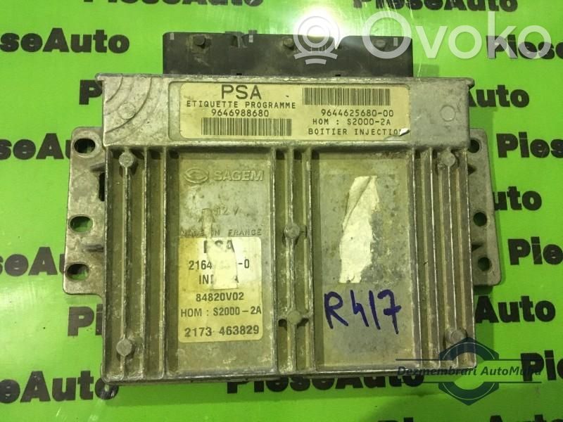 Peugeot 206 Unité de commande, module ECU de moteur 