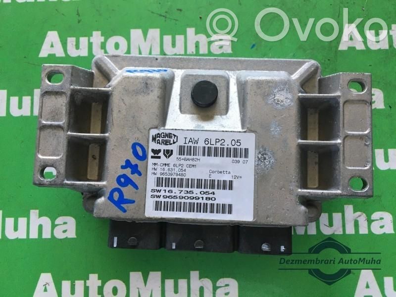 Engine control unit/module ECU   16631054,9653979480,IAW6LP205,SW16735054,SW9659099180