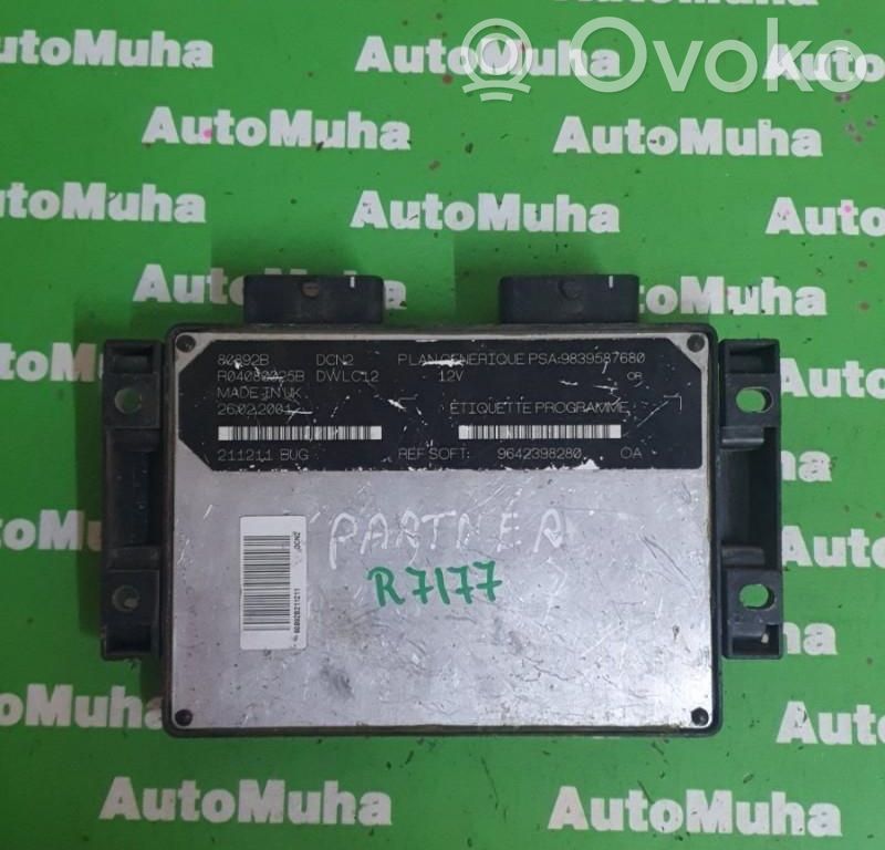 Peugeot 206 Unité de commande, module ECU de moteur 