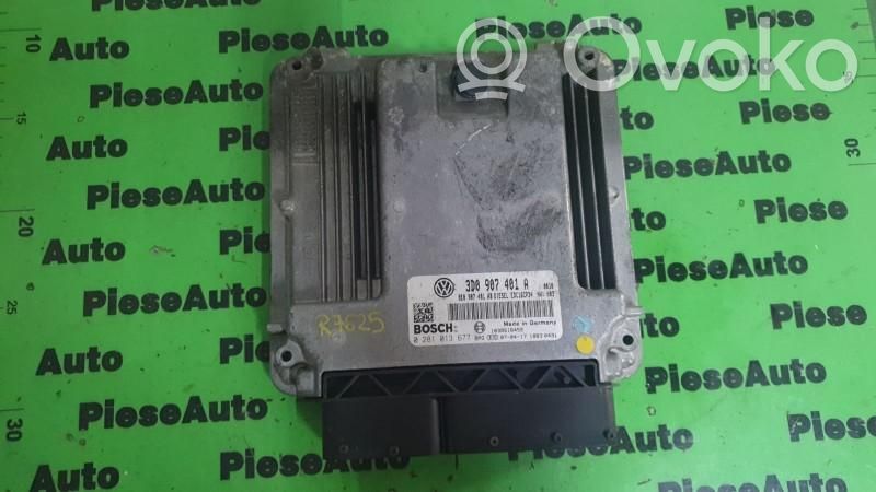 Engine control unit/module ECU   0281013677,3D0907401A