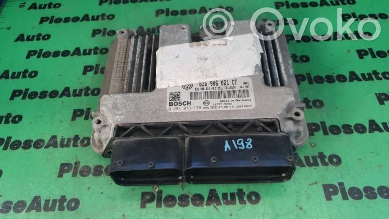 Engine control unit/module ECU   0281013170,03G906021CF