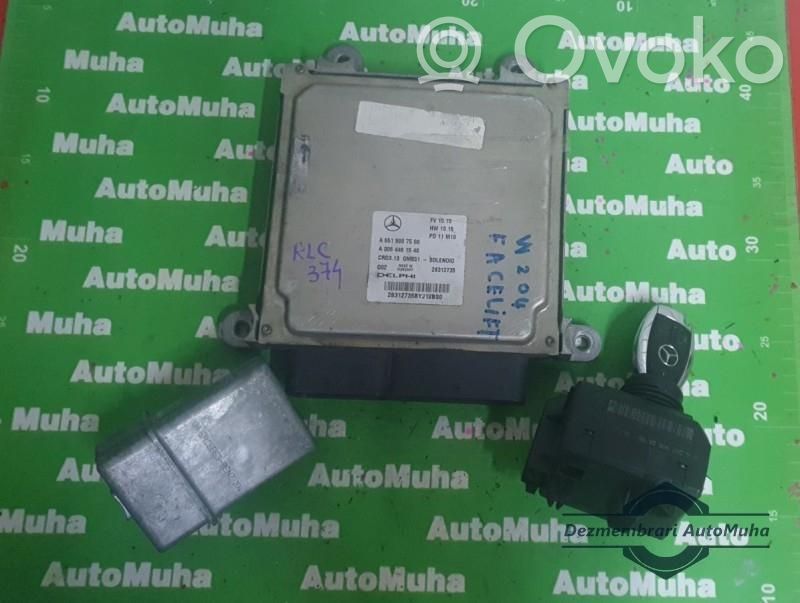 Mercedes-Benz E W212 Komputer / Sterownik ECU i komplet kluczy 