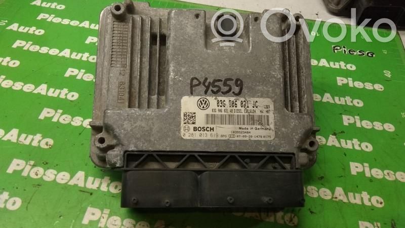 Engine control unit/module ECU   0281013619,03G906021JC