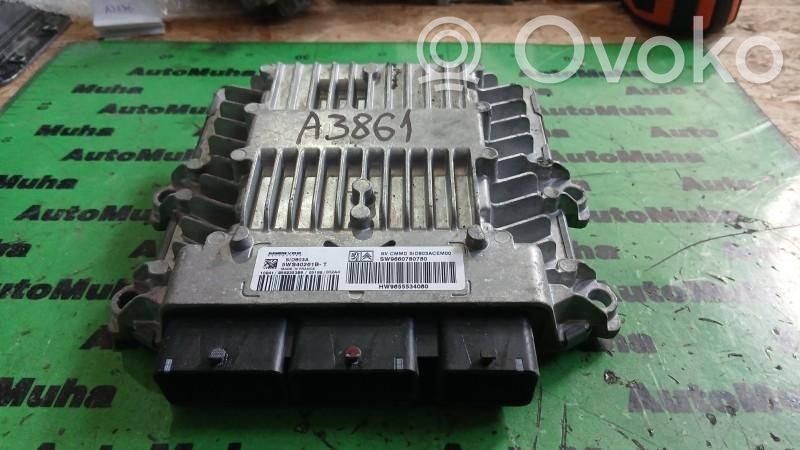 Engine control unit/module ECU   5WS40261BT,9655534080,9660780780,HW9655534080,SID803A,SW9660780780