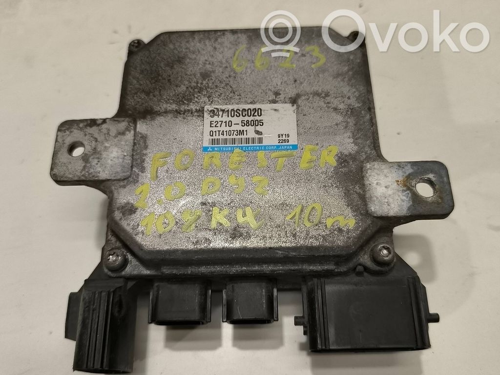 Engine control unit/module   34710SC020,E271058005