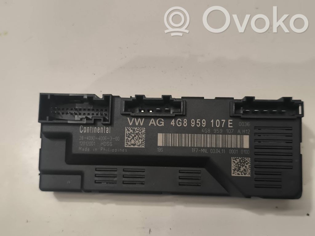 Audi A7 S7 4G Unité de commande / module de hayon 