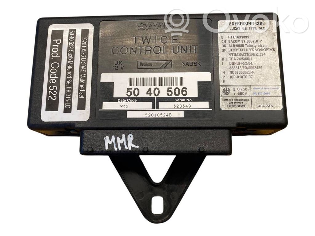 Saab 9-3 Ver1 Other control units/modules 
