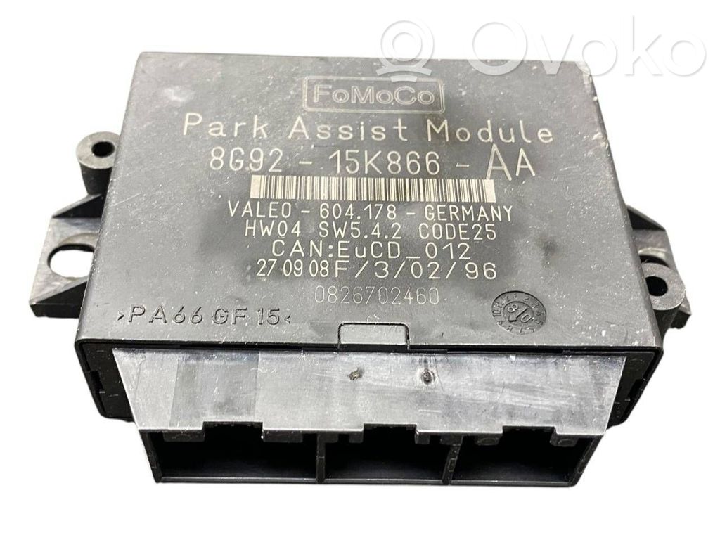 Unidad de control/módulo PDC de aparcamiento   8G9215K866AA,0826702460