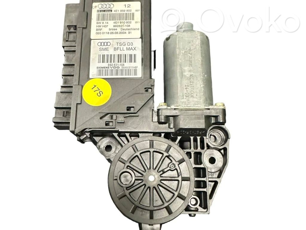 Front door window regulator motor   4E1959802,4E1910802,992831108,992821108