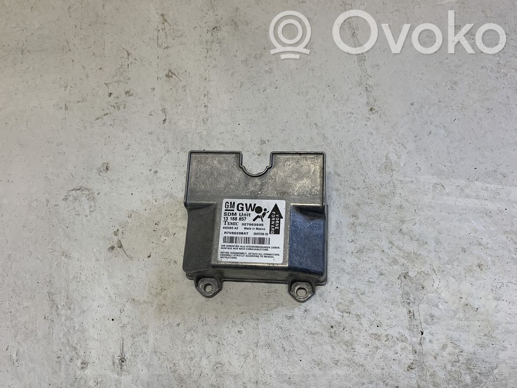 Opel Astra H Module de contrôle airbag 