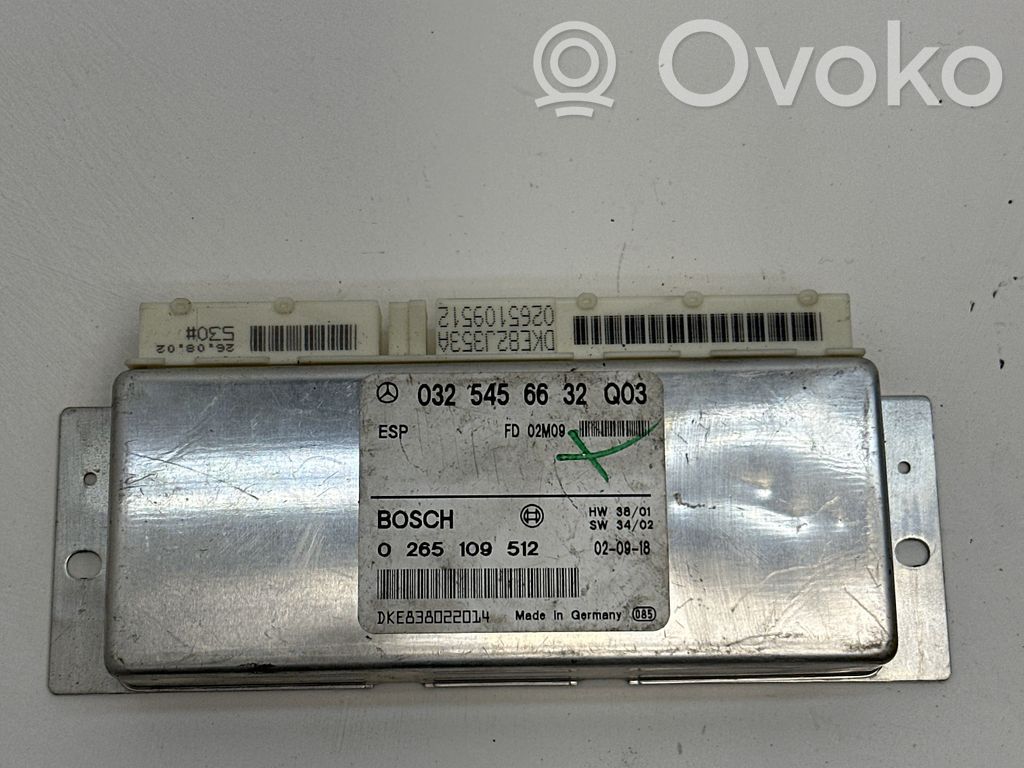 Mercedes-Benz E W211 ESP (stability system) control unit 