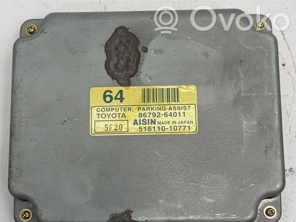 Toyota Corolla Verso AR10 Parking PDC control unit/module 