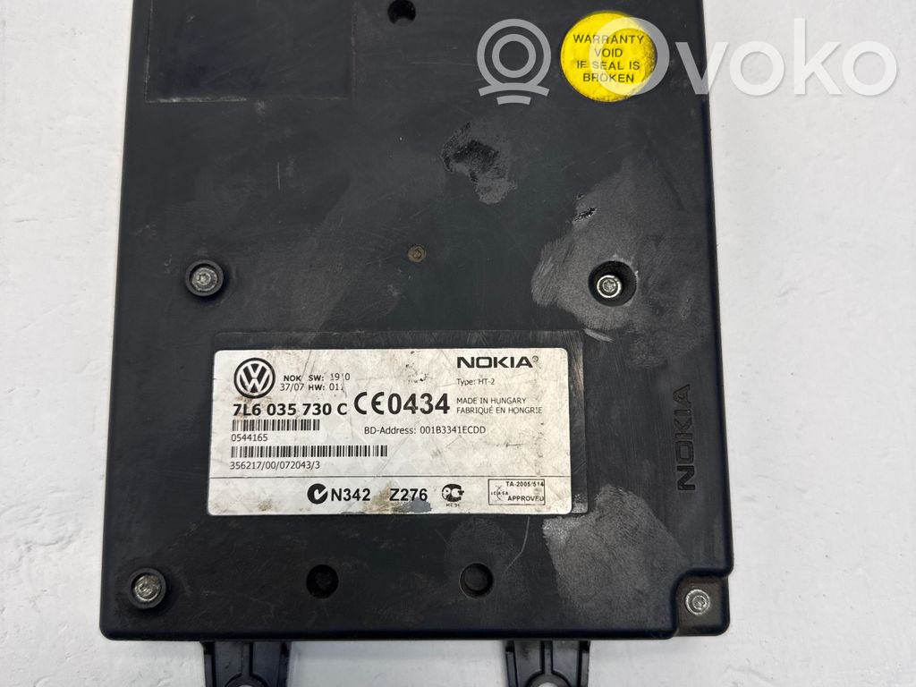 Volkswagen Touareg I Bluetooth control unit module 