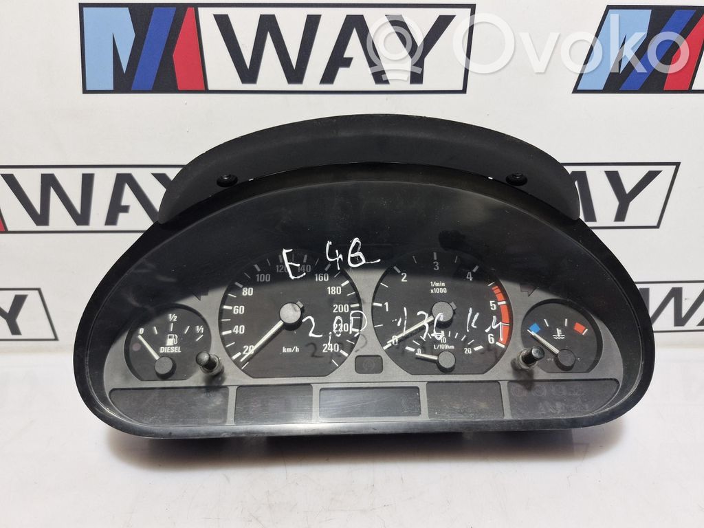 BMW 3 E46 Geschwindigkeitsmesser Cockpit 