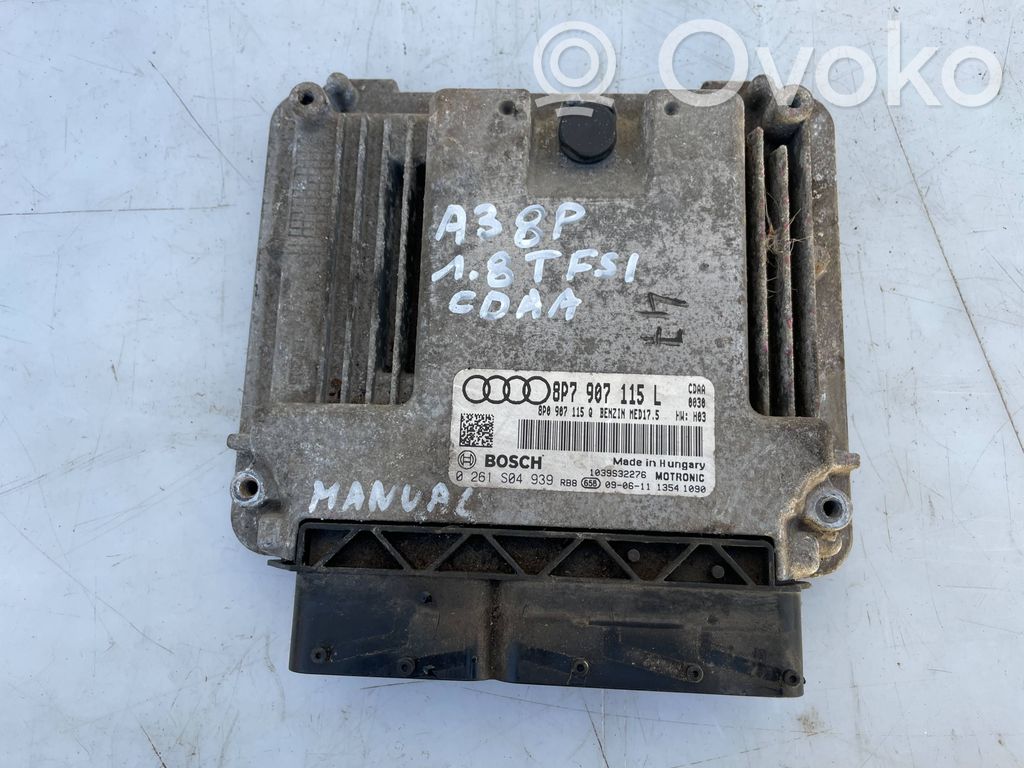 Audi A3 S3 A3 Sportback 8P Engine control unit/module 