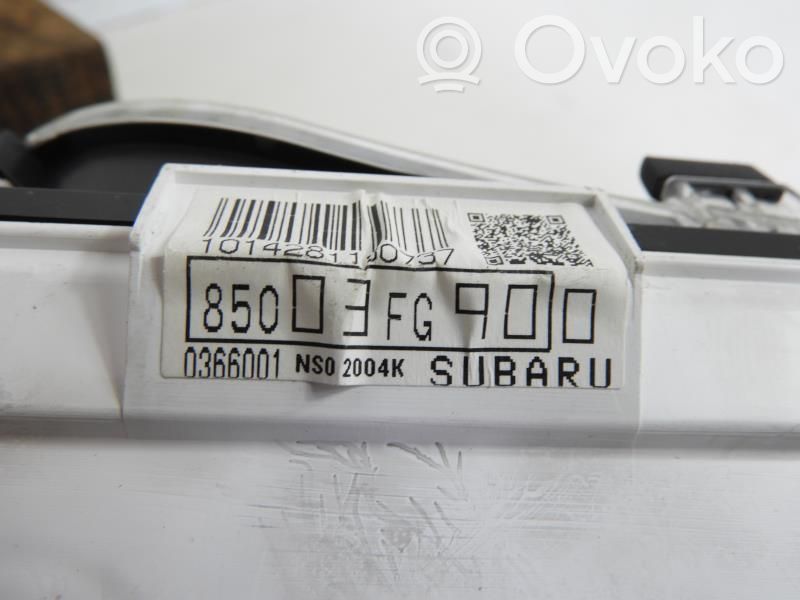 Subaru Impreza III Vitezometru (grup de instrumente) 