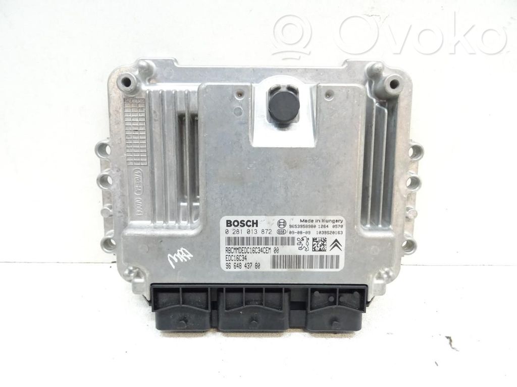 Citroen C3 Picasso Engine control unit/module 