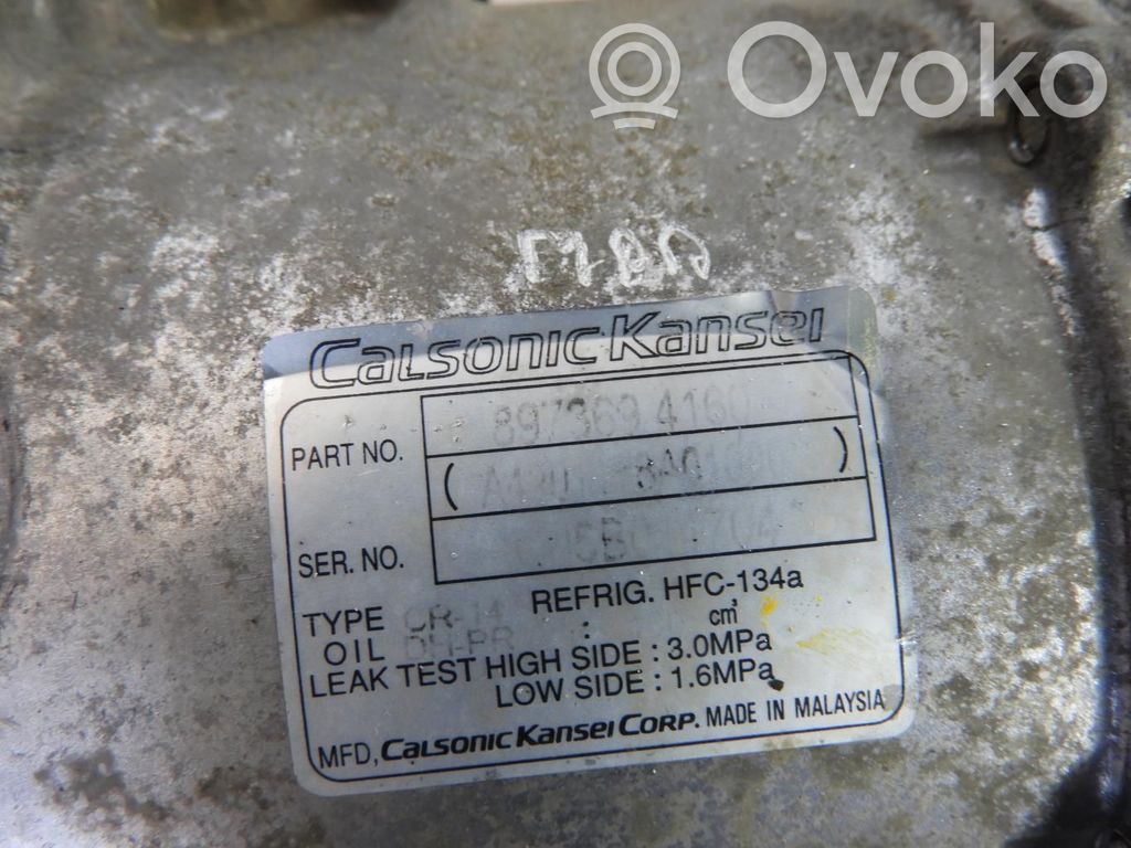 Isuzu D-Max Kompresor / Sprężarka klimatyzacji A/C 
