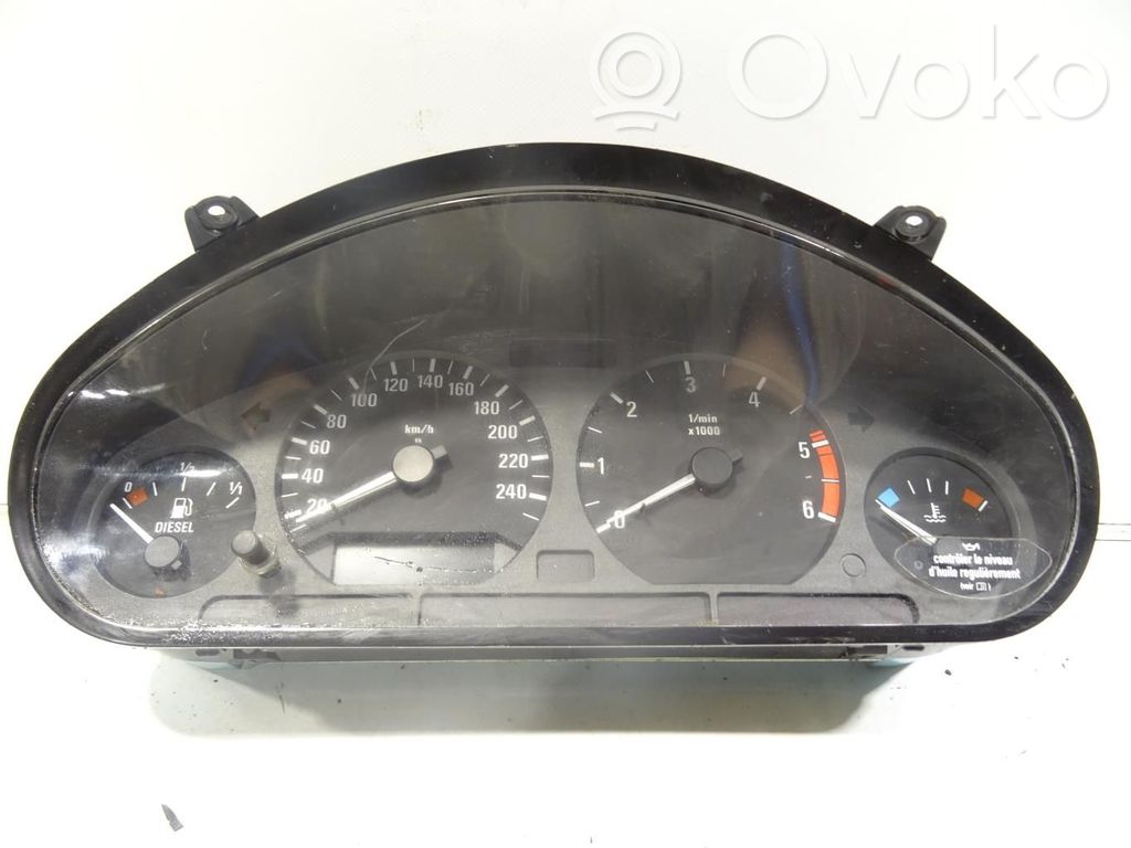 BMW 3 E36 Spidometrs (instrumentu panelī) 