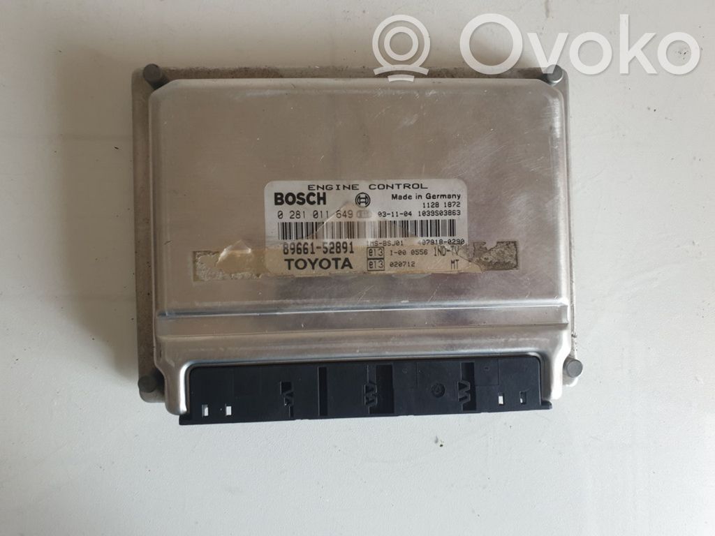 Toyota Yaris Engine control unit/module 