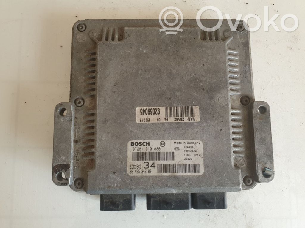 Engine control unit/module   0281010880