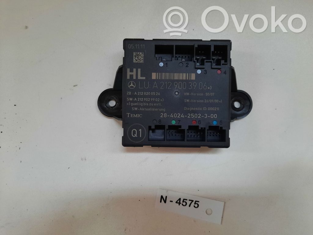 Mercedes-Benz C W204 Door control unit/module 