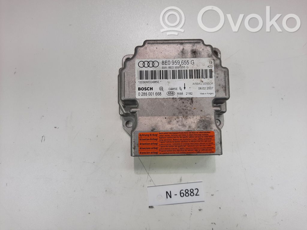 Audi A4 S4 B7 8E 8H Module de contrôle airbag 