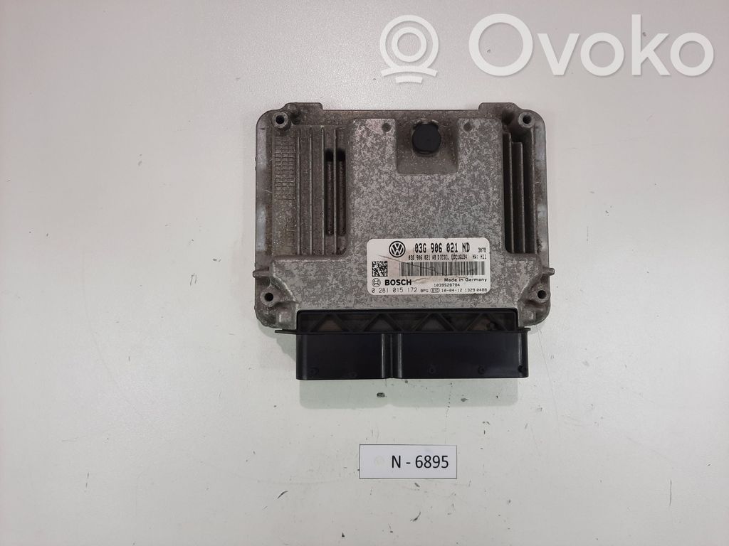 Volkswagen Touran I Engine control unit/module 