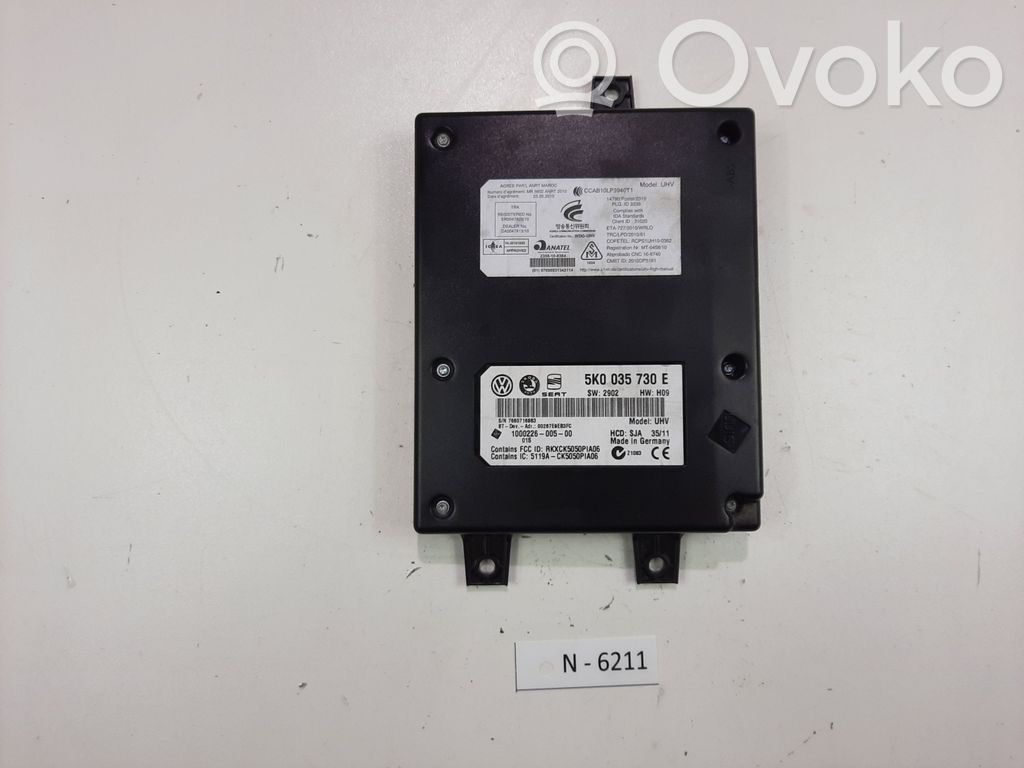 Volkswagen Golf VI Bluetooth control unit module 