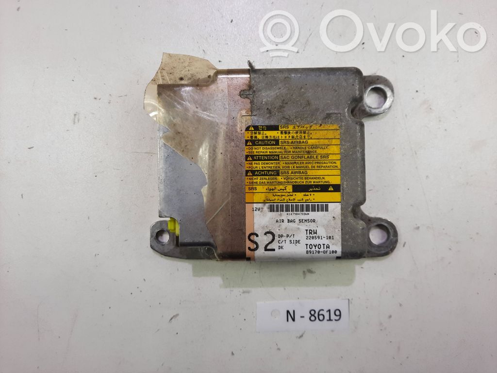 Toyota Verso Airbag control unit/module 