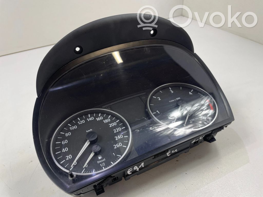 BMW 3 E90 E91 Speedometer (instrument cluster) 