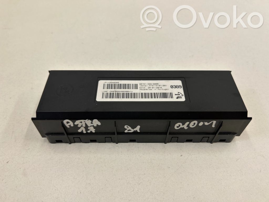 Opel Astra J Other control units/modules 