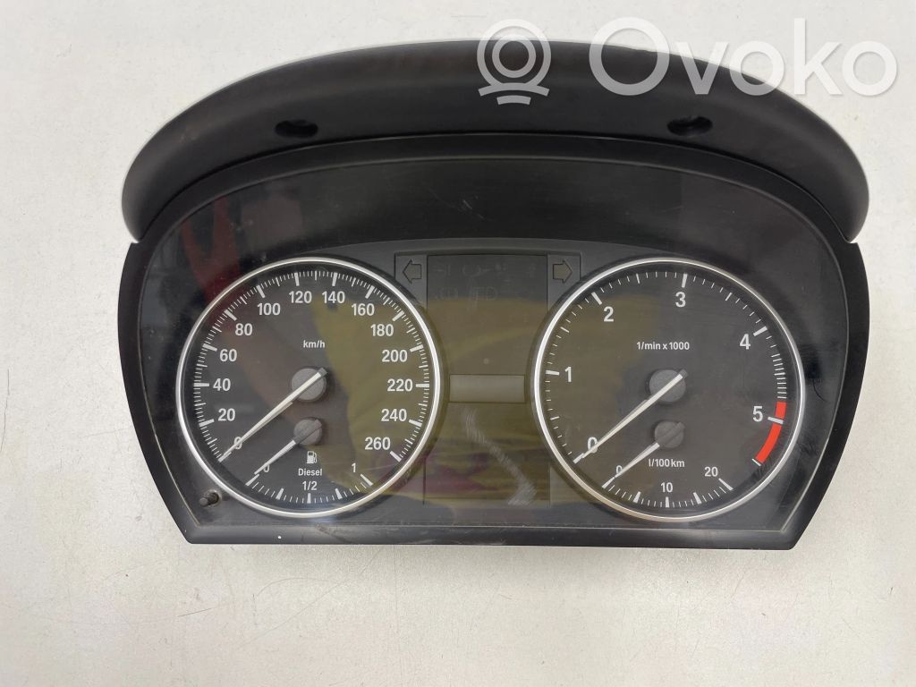 BMW 3 E90 E91 Speedometer (instrument cluster) 