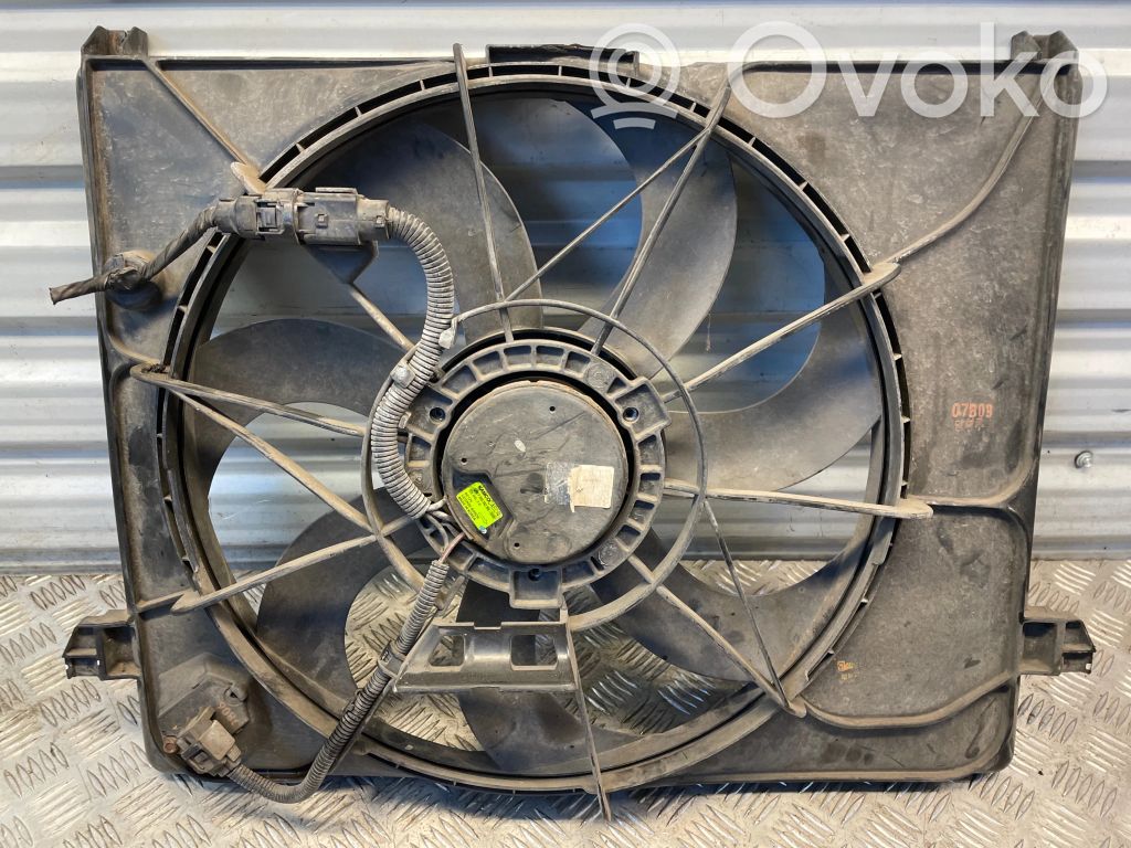 KIA Carens II Elektrisks radiatoru ventilators 