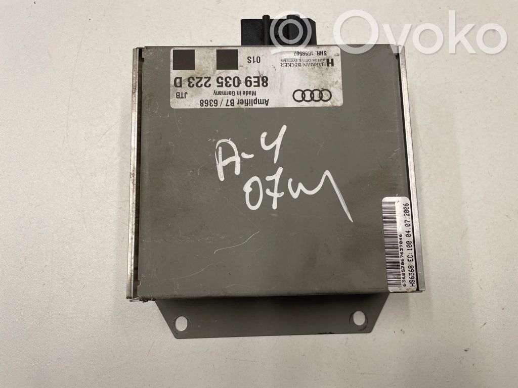 Audi A4 S4 B7 8E 8H Amplificatore 