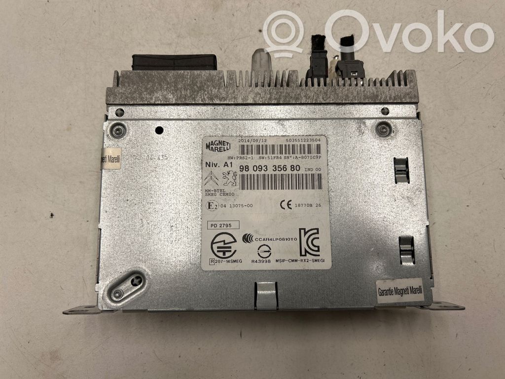 Peugeot 308 Unidad delantera de radio/CD/DVD/GPS 