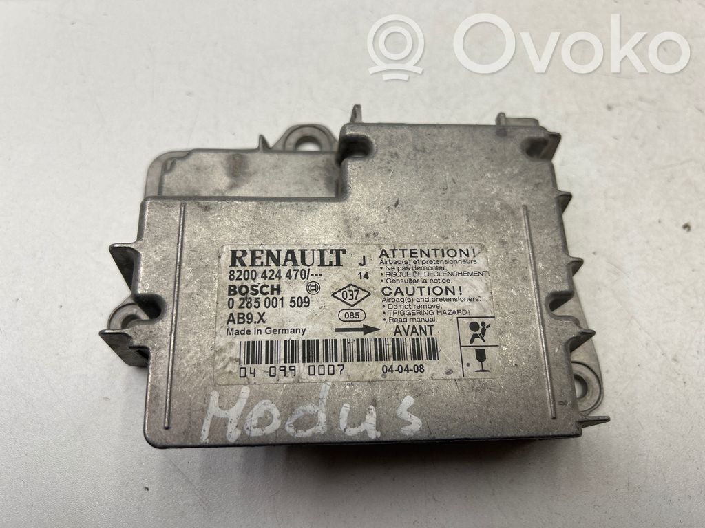 Renault Modus Airbag control unit/module 