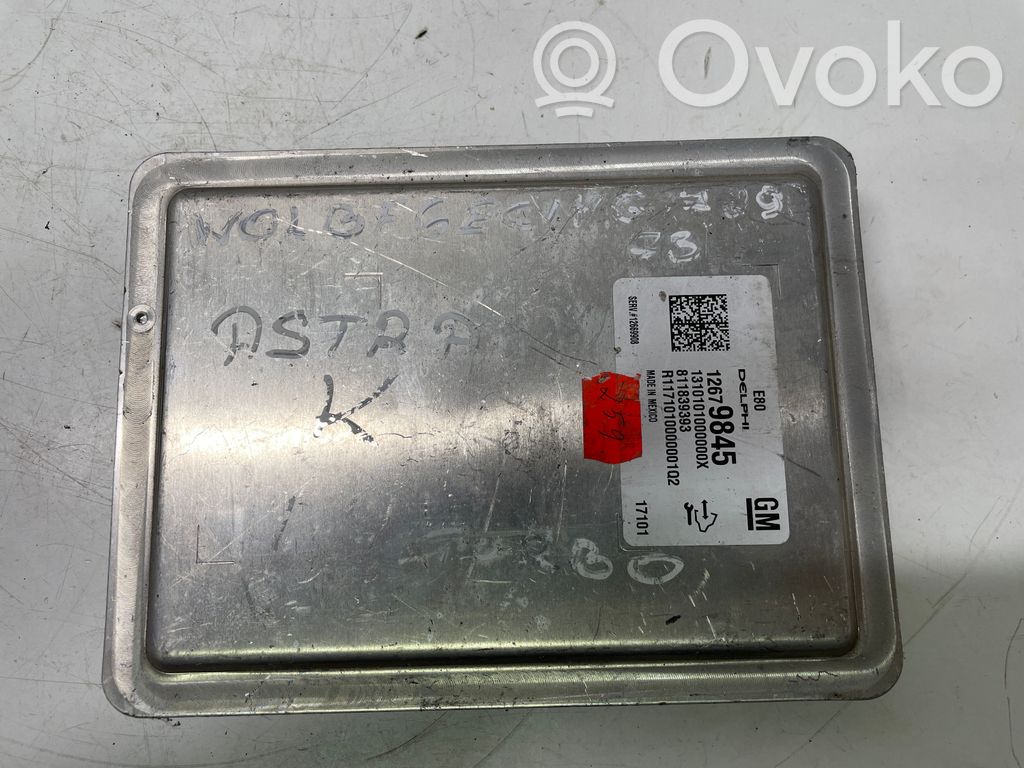 Opel Astra K Engine control unit/module 