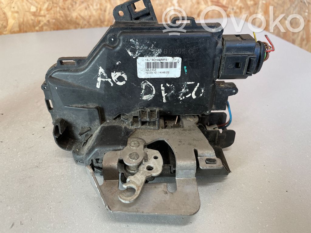 Audi A6 S6 C6 4F Etuoven lukko 