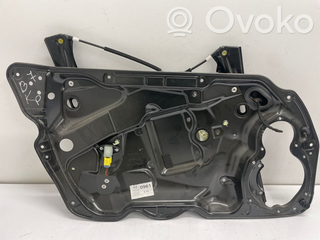 Volkswagen PASSAT B7 Mechanizm podnoszenia szyby przedniej bez silnika 