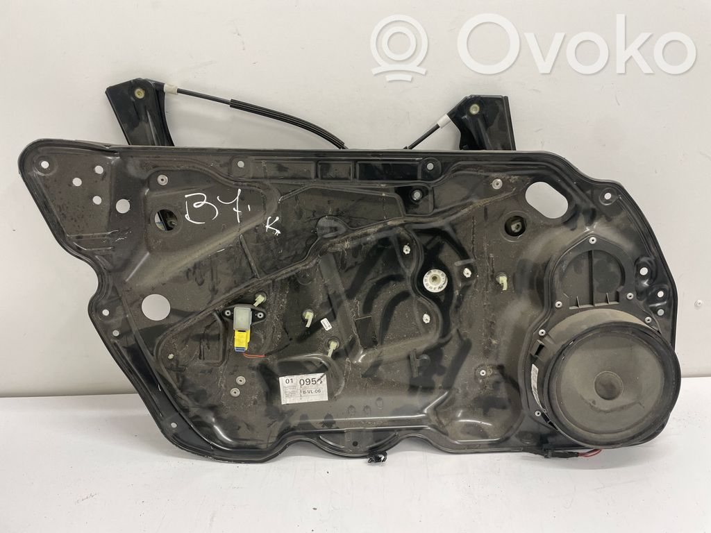 Volkswagen PASSAT B7 Mechanizm podnoszenia szyby przedniej bez silnika 