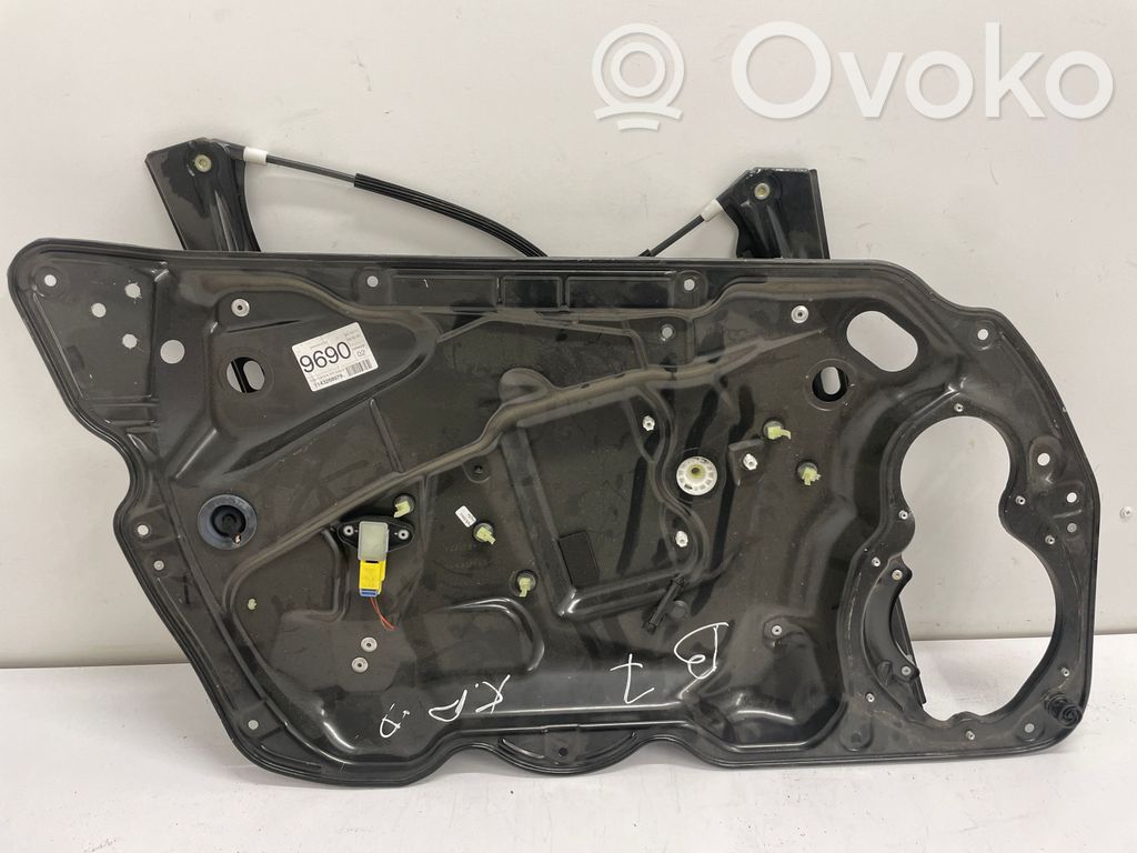 Volkswagen PASSAT B7 Mechanizm podnoszenia szyby przedniej bez silnika 